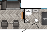 Zinger 280 RK Floorplan