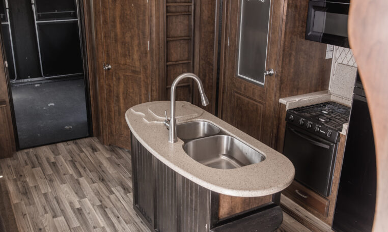 2014 GRAND DESIGN MOMENTUM 385TH interior kitchen