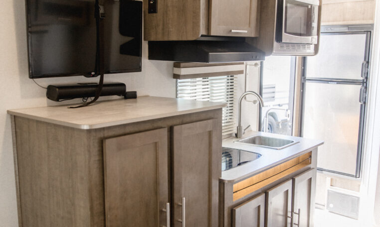 2019 Forest River NoBo 19.7 interior kitchen
