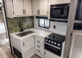 2023 Highland Ridge Open Range 26RLS interior kitchen