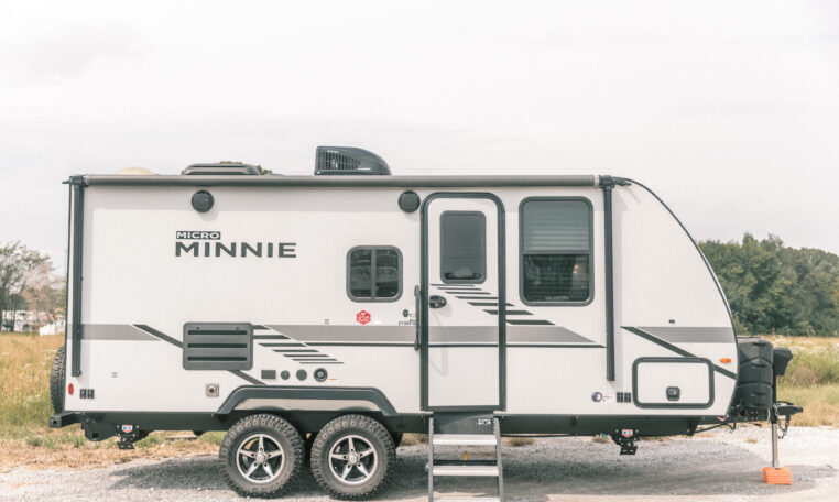 2022 Winnebago Micro Minnie 2108FBS exterior passenger side