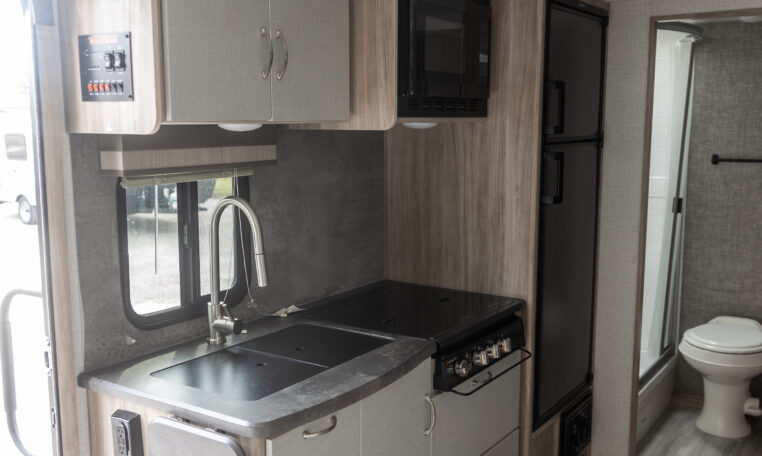 2022 Winnebago Micro Minnie 2108FBS interior kitchen