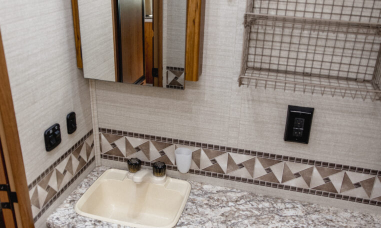 Jayco Redhawk 31xl interior bathroom
