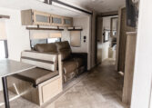 Palomino Puma 25RKQB Travel Trailer interior rear living