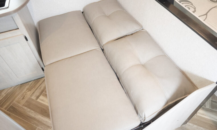 2025 CROSSROADS ZINGER 252BH interior jack knife sofa