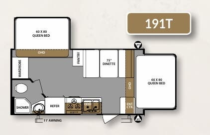 Surveyor 191T floorplan