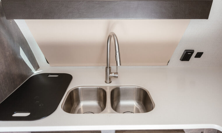 2018 CrossRoads Sunset Trail SS210FK interior kitchen