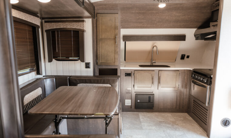 2018 CrossRoads Sunset Trail SS210FK interior bedroom